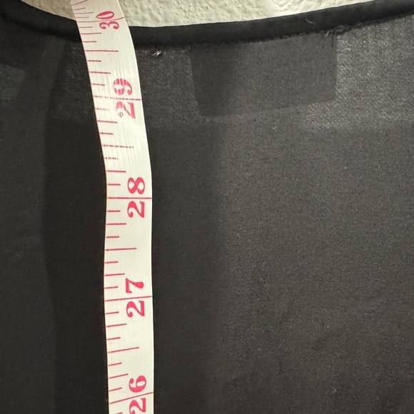 NWT The Kooples Black Long Sleeve V Neckline Maxi Dress Size 2 - Picture 12 of 17